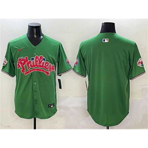 Philadelphia Phillies Blank Green Phanatic Limited Stitched Jersey