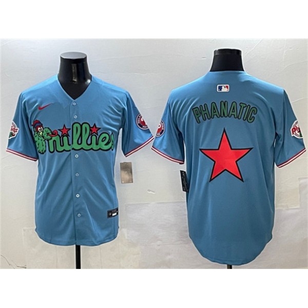 Philadelphia Phillies Light Blue Phanatic Limited Stitched Jersey