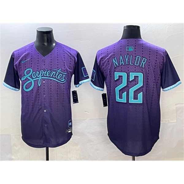 Arizona Diamondbacks #22 Josh Naylor Purple 2025 City Connect Limited Stitched Jersey