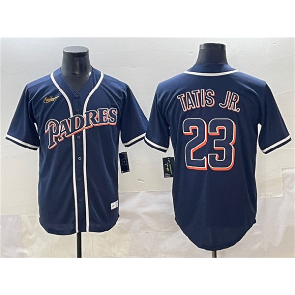 San Diego Padres #23 Fernando Tatis Jr. Navy Stitched Jersey