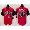 Chicago White Sox #56 Mark Buehrle Red Black 2025 City Connect Limited Stitched Jersey