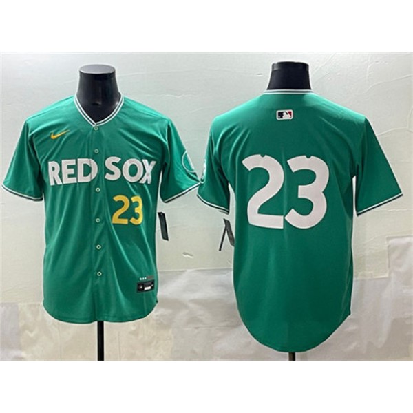 Boston Red Sox #23 Romy González Green 2025 City Connect Limited Stitched Jersey