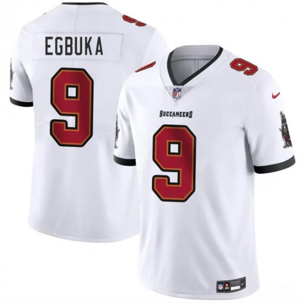 Tampa Bay Buccaneers #9 Emeka Egbuka White 2025 Draft Vapor Untouchable Limited Stitched Jersey
