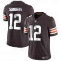 Cleveland Browns #12 Shedeur Sanders Brown 2025 Vapor Limited Stitched Jersey