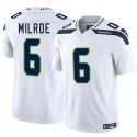 Seattle Seahawks #6 Jalen Milroe White 2025 F.U.S.E. Vapor Limited Stitched Jersey