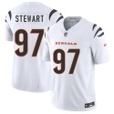 Cincinnati Bengals #97 Shemar Stewart White 2025 Draft F.U.S.E. Vapor Untouchable Limited Stitched Jersey
