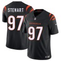 Cincinnati Bengals #97 Shemar Stewart Black 2025 Draft F.U.S.E. Vapor Untouchable Limited Stitched Jersey