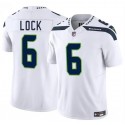 Seattle Seahawks #6 Drew Lock White 2025 F.U.S.E. Vapor Limited Stitched Jersey