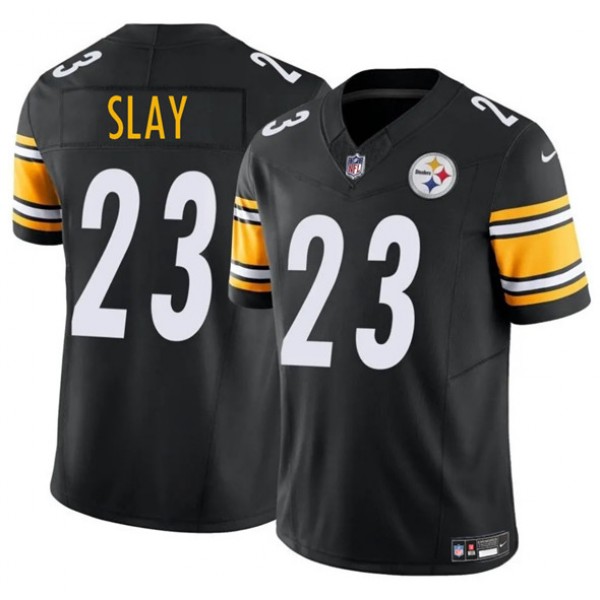 Pittsburgh Steelers #23 Darius Slay Jr. Black 2025 F.U.S.E. Vapor Untouchable Limited Stitched Jersey