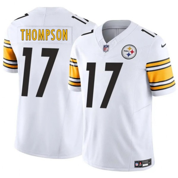 Pittsburgh Steelers #17 Skylar Thompson White 2025 F.U.S.E. Vapor Untouchable Limited Stitched Jersey