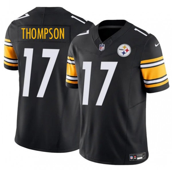 Pittsburgh Steelers #17 Skylar Thompson Black 2025 F.U.S.E. Vapor Untouchable Limited Stitched Jersey