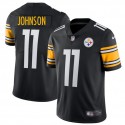 Pittsburgh Steelers #11 Brandon Johnson Black 2025 Vapor Untouchable Stitched Jersey
