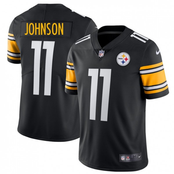 Pittsburgh Steelers #11 Brandon Johnson Black 2025 Vapor Untouchable Stitched Jersey