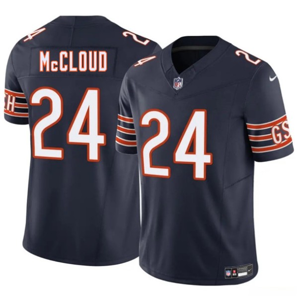 Chicago Bears #24 Nick McCloud Navy 2025 F.U.S.E. Vapor Untouchable Limited Stitched Jersey