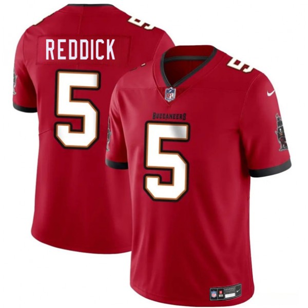 Tampa Bay Buccaneers #5 Haason Reddick Red 2025 Vapor Limited Stitched Jersey