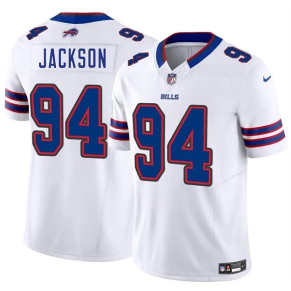Buffalo Bills #94 Maxwell Hairston White 2025 Draft F.U.S.E. Vapor Untouchable Limited Stitched Jersey