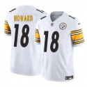 Pittsburgh Steelers #18 Will Howard White 2025 Draft F.U.S.E. Vapor Limited Stitched Jersey