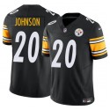 Pittsburgh Steelers #20 Kaleb Johnson Black 2025 Draft F.U.S.E. Vapor Limited Stitched Jersey