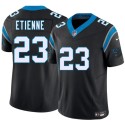 Carolina Panthers #23 Trevor Etienne Black 2025 Draft F.U.S.E. Vapor Limited Stitched Jersey