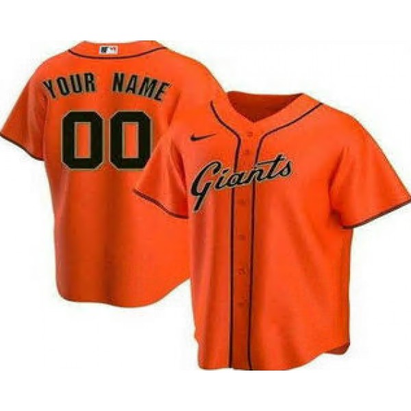 San Francisco Giants Customized Orange Cool Base Jersey