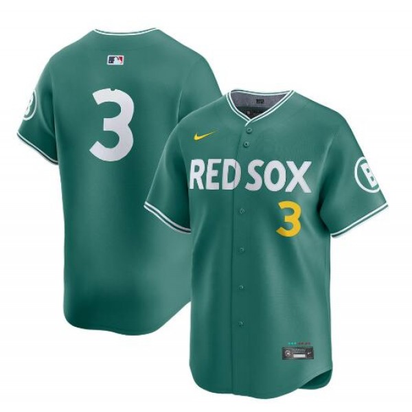 Boston Red Sox #3 Ceddanne Rafaela Green 2025 City Connect Limited Stitched Jersey