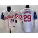 Detroit Tigers #29 Tarik Skubal White 2025 Memorial Day Vapor Premier Limited Stitched Jersey