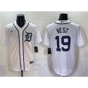Detroit Tigers #19 Will Vest White Cool Base Stitched Jersey