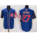 Chicago Cubs #27 Seiya Suzuki Royal 2025 Independence Day Vapor Premier Limited Stitched Jersey