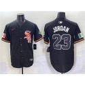 Chicago White Sox #23 Michael Jordan Black Mexico Limited Stitched Jersey
