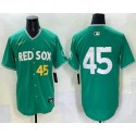 Boston Red Sox #45 Pedro Martinez Green 2025 City Connect Limited Jersey
