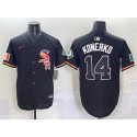 Chicago White Sox #14 Paul Konerko Black Mexico Limited Stitched Jersey
