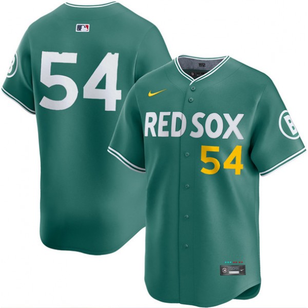 Boston Red Sox #54 Lucas Giolito Green 2025 City Connect Limited Stitched jersey