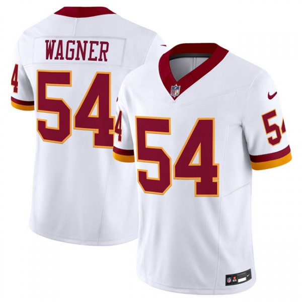 Washington Commanders #54 Bobby Wagner White 2025 F.U.S.E. Throwback Vapor Limited Stitched Jersey