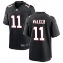 Atlanta Falcons #11 Jalon Walker Black Stitched Game Jersey