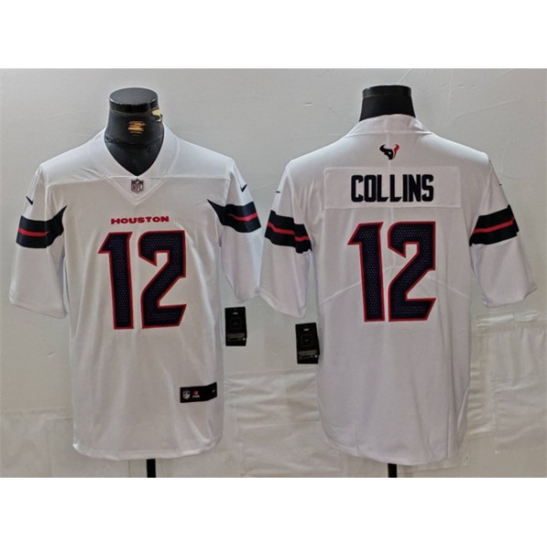 Houston Texans #12 Nico Collins White Vapor Untouchable Stitched Jersey