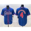 Chicago Cubs #4 Pete Crow-Armstrong Royal Cool Base Stitched Jersey