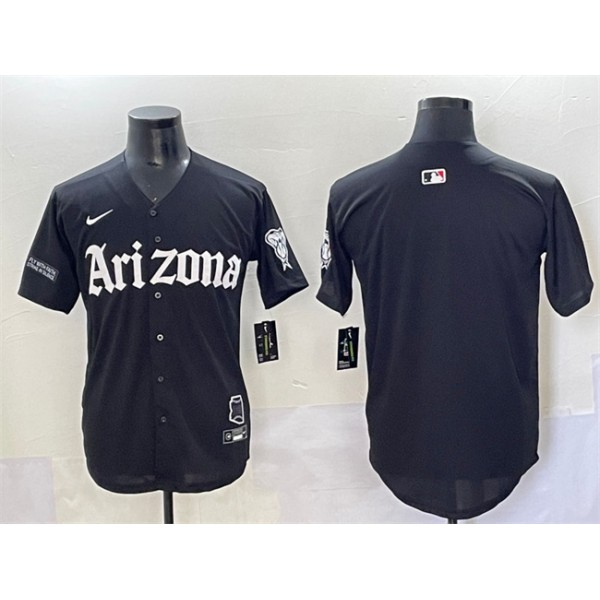 Arizona Diamondbacks Blank Black 'Gothic Desert Fang Edition' Vapor Premier Limited Stitched Jersey