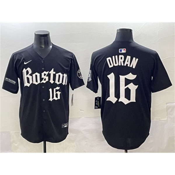 Boston Red Sox #16 Jarren Duran Black Gothic Vapor Limited Stitched Jersey