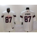 Houston Texans #87 Cade Stover White Vapor Untouchable Stitched Jersey