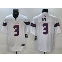 Houston Texans #3 Tank Dell White Vapor Untouchable Stitched Football Jersey