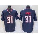 Houston Texans #31 Dameon Pierce Navy F.U.S.E. Vapor Limited Football Stitched Jersey