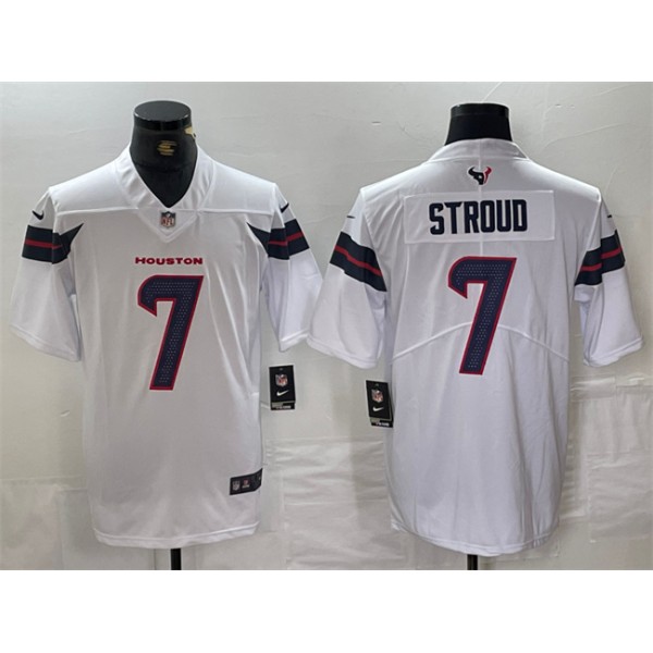 Houston Texans #7 C.J. Stroud White Vapor Untouchable Football Stitched Jersey