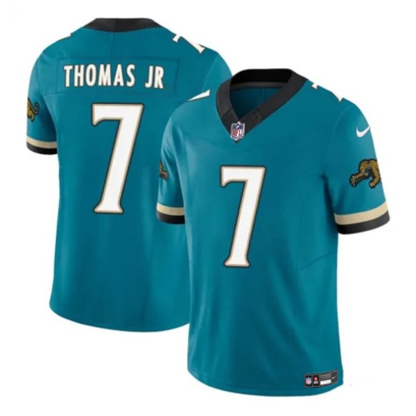 Jacksonville Jaguars #7 Brian Thomas Jr Teal 2025 F.U.S.E. Prowler Throwback Vapor Untouchable Football Stitched Jersey