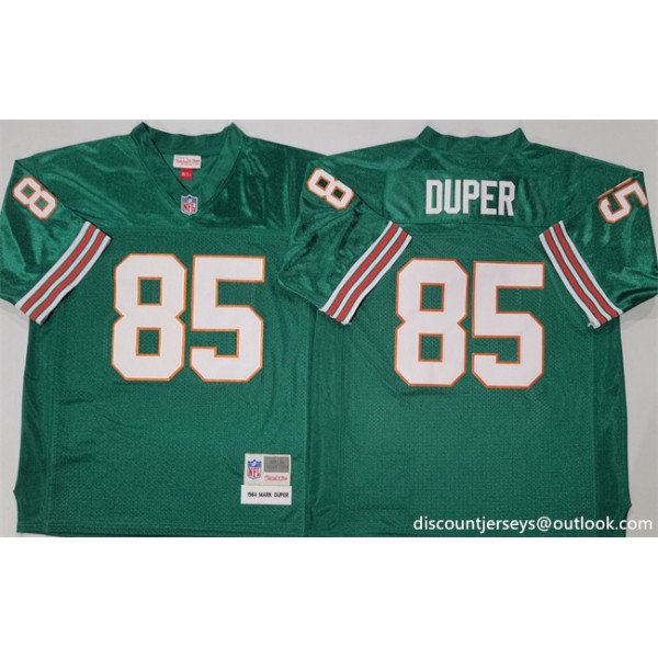 Miami Dolphins #85 Mark Duper Aqua Throwback Stitched Football Jersey
