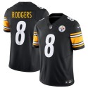 Pittsburgh Steelers #8 Aaron Rodgers Black 2025 F.U.S.E. Vapor Limited Football Stitched Jersey