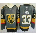 Vegas Golden Knights #33 Adin Hill Gray Authentic Jersey