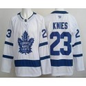 Toronto Maple Leafs #23 Matthew Knies White Authentitc Jersey