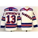 New York Rangers #13 Alexis Lafreniere White 2024-25 Away Stitched Jersey