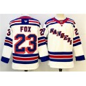 New York Rangers #23 Adam Fox White 2024-25 Away Stitched Jersey