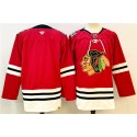 Chicago Blackhawks Blank Red 2025 Home 100th Anniversary Stitched 